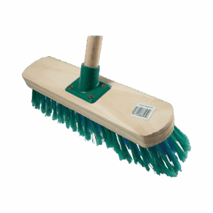 Wooden Flagged Promo Broom
